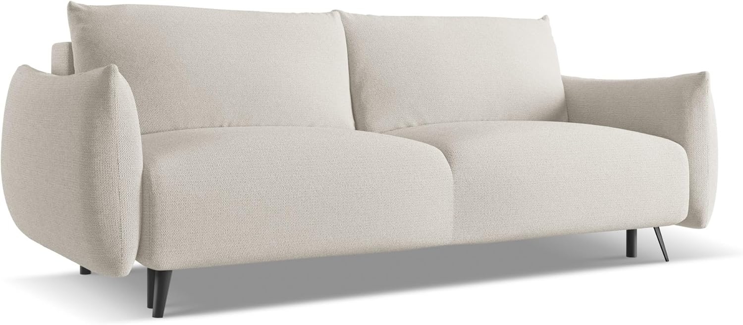 3-Sitzer Sofa mit Schlaffunktion Malie in Strukturstoff Bild 1