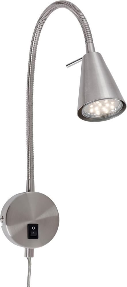 Briloner LED Wandleuchte Comfort Light GU10 nickel matt 20,5 cm 5 W Bild 1