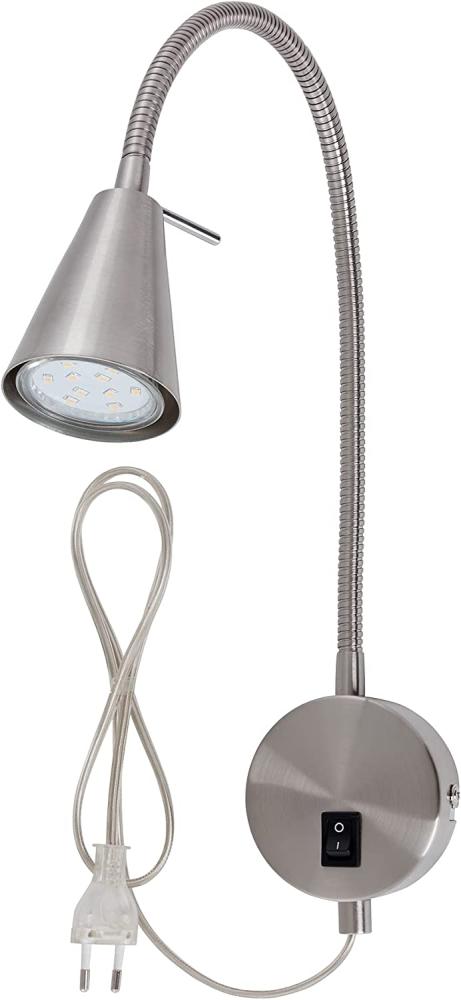 Briloner LED Wandleuchte Comfort Light GU10 nickel matt 20,5 cm 5 W Bild 1