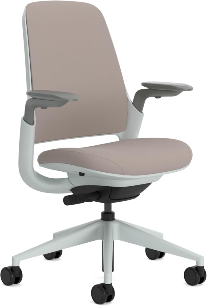 Steelcase Series 1 Ergonomischer Bürostuhl mit LiveBack Lumbalstütze und 4D-Armlehnen Gedämpftes Mauve Bild 1