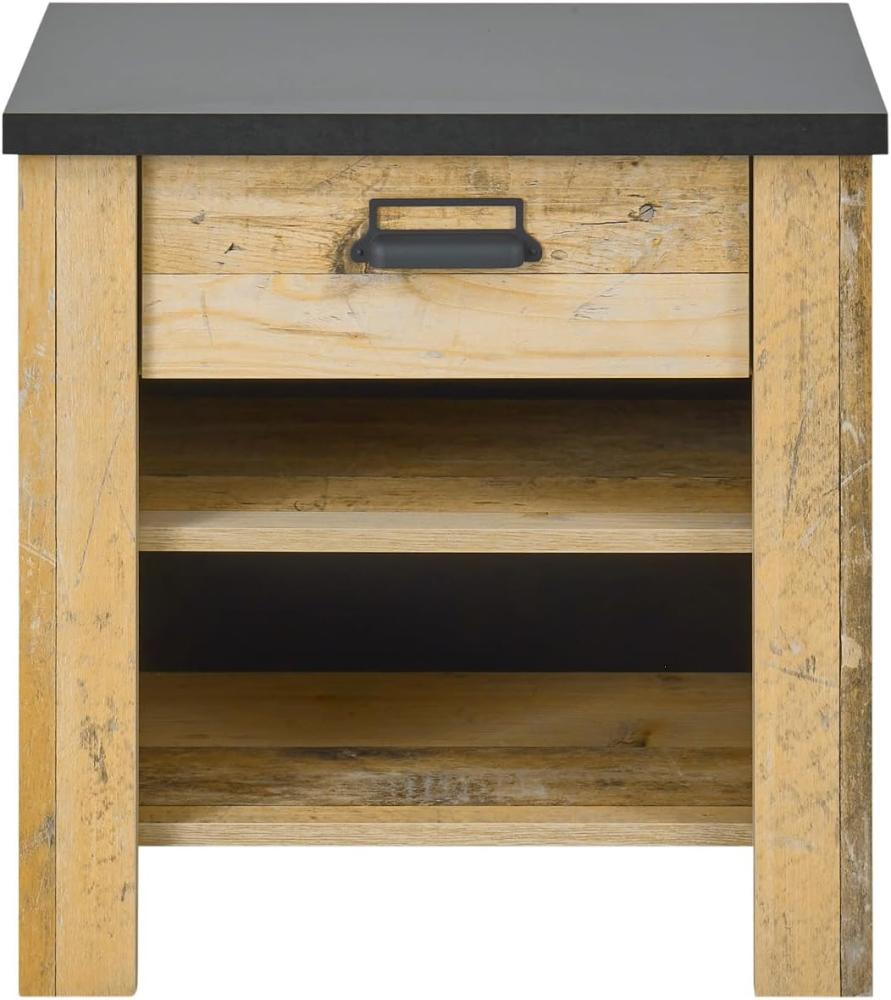 Nachttisch Stove in Used Wood hell 60 x 61 cm Bild 1