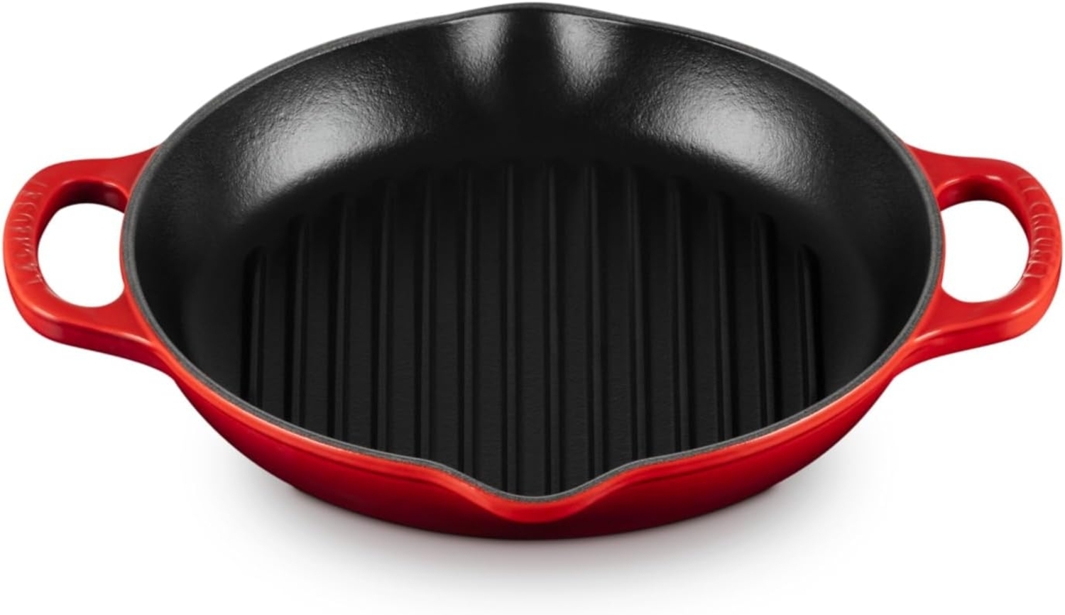 Le Creuset 'Signature' Grillplatte, Gusseisen Kirschrot, rund, 25 cm Bild 1