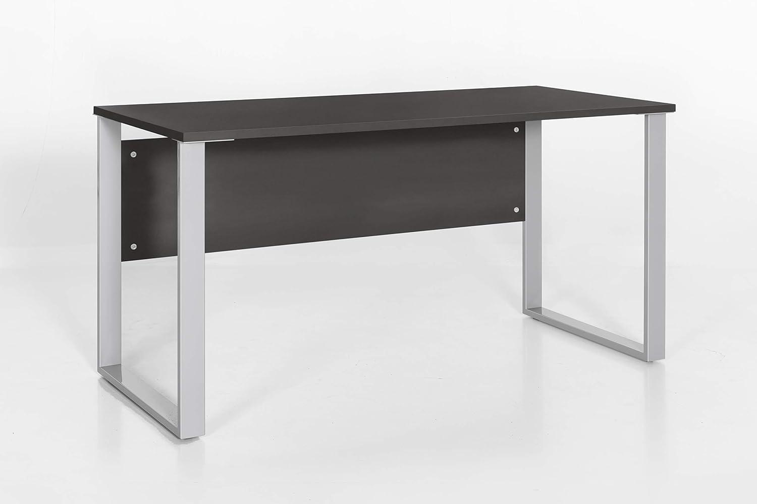 Möbelpartner Schreibtisch Lola 701423 anthrazit, 140,0 x 65,0 x 73,2 cm Bild 1