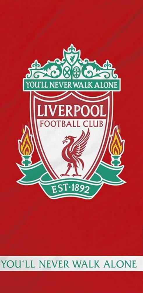 BERONAGE Strandtücher FC Liverpool Badetuch The Reds 70x140 cm, 100% Baumwolle (1-St), Frottee in Velours-Qualität Bild 1