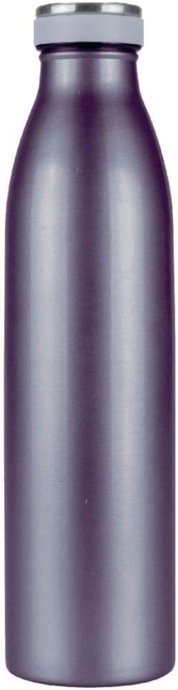 Steuber Edelstahl Thermo Trinkflasche 750 ml metallic grau Bild 1