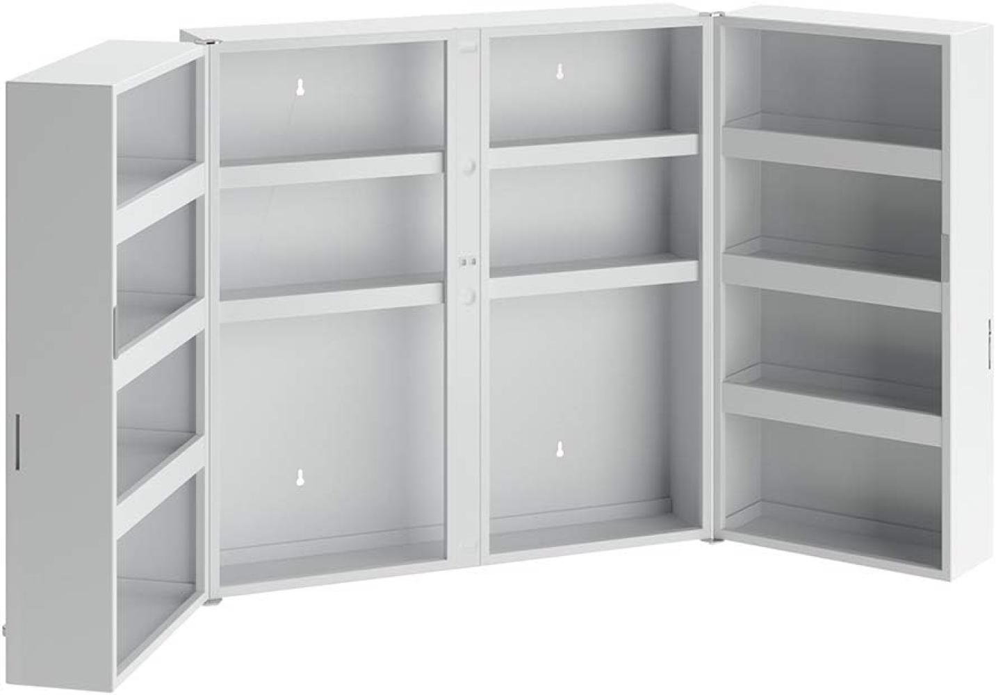 OSKAR Medizinschrank Metall 53x53 cm Arzneischrank Hausapotheke erste Hilfe Bild 1