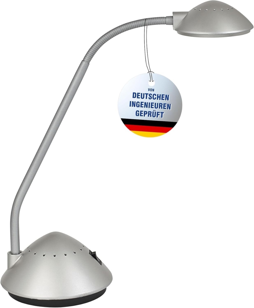Maul LED-Tischleuchte Maularc warmweiße LEDs silber Bild 1
