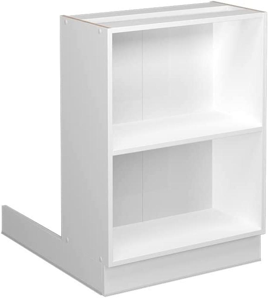 Vicco Küchenschrank Küchenmöbel Küchenzeile Fame-Line modern Küche Einbauküche Blende Unterschrank Hochschrank Hängeschrank (Weiß ohne Front, Regalinselunterschrank 60 cm) Bild 1