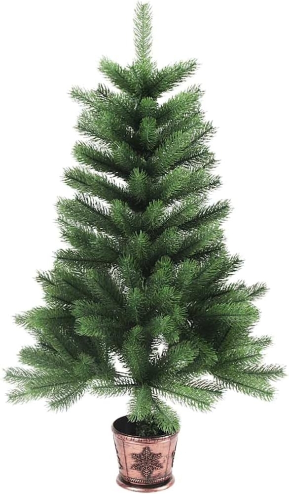 vidaXL Künstlicher Weihnachtsbaum Naturgetreue Nadeln 65 cm Grün 284326 Bild 1