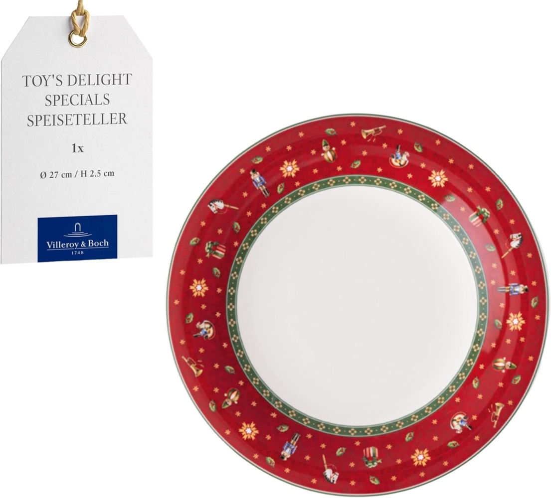 Villeroy & Boch Toy's Delight Specials Speiseteller rot Bild 1