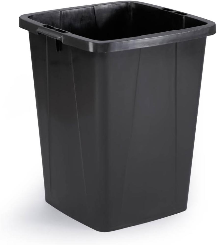 Durable Abfalltonne schwarz 90l Bild 1