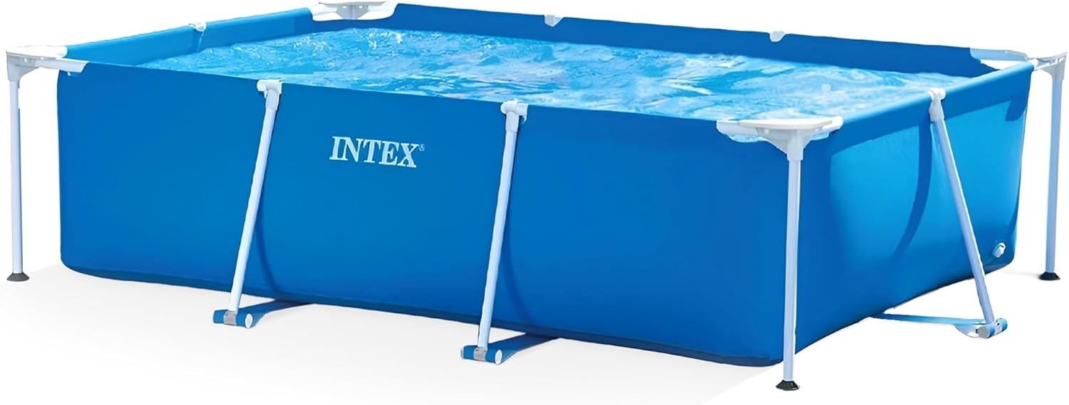 Intex 'Frame Swimming Pool Set Serie Family III', blau, 300 x 200 x 75 cm, rechteckig Bild 1