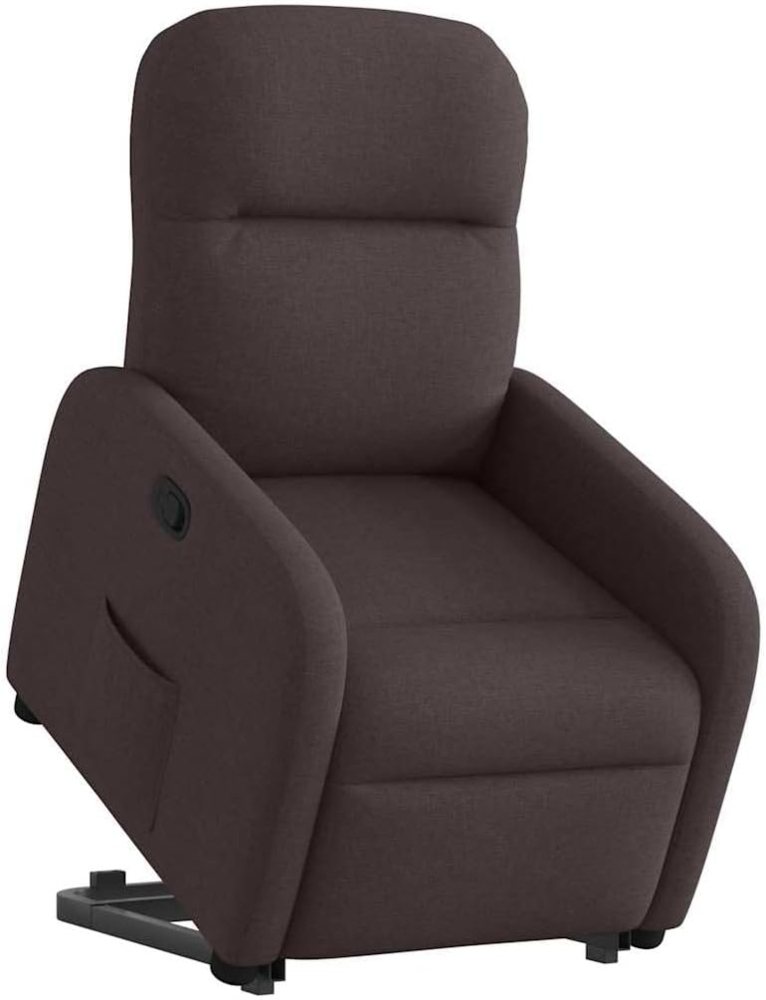 Relaxsessel mit Aufstehhilfe Dunkelbraun Stoff 3302977 Bild 1