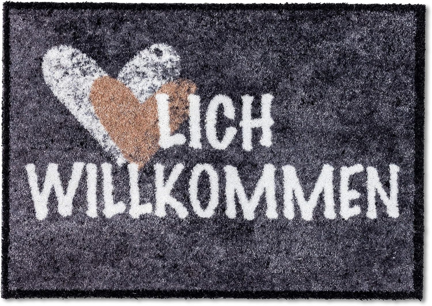 ASTRA Fußmatte Pure & Soft, rechteckig, Höhe: 7 mm, Schmutzfangmatte, mit Spruch, waschbar Bild 1