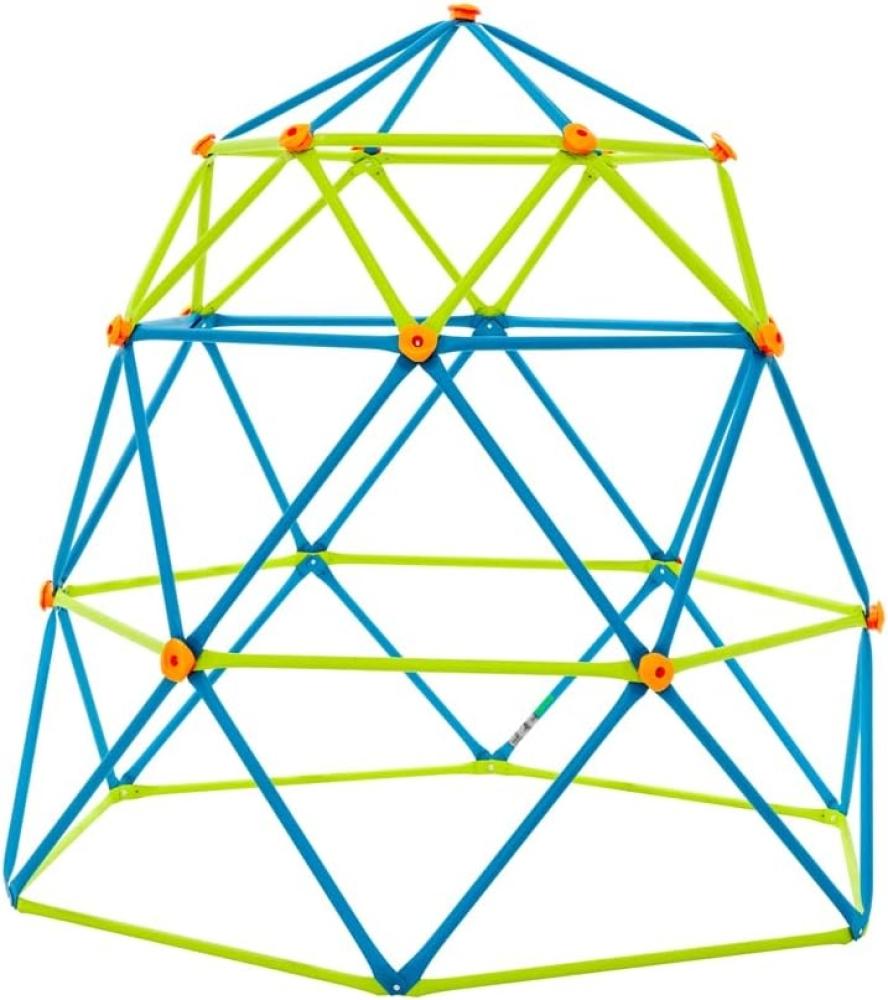 Lifetime Stahl Klettergerüst Geodome | Klettergerüst Garten | Blau/Lime | Ø 238x223 cm Bild 1