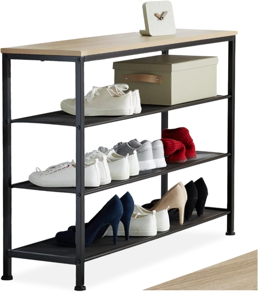 Schuhregal Portsmouth - Industrial hellbraun Bild 1