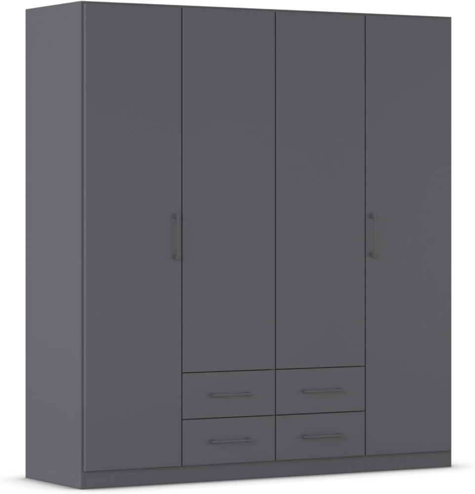 rauch Drehtürenschrank Kleiderschrank Schrank Garderobe KREFELD optional mit Spiegel mit 3 Griff-Varianten, inkl. praktischen Schubladen MADE IN GERMANY Bild 1