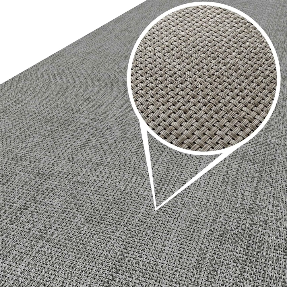 ANRO Küchenläufer Läufer Outdoorläufer Teppich TATAMI Läufermatte, Eckig, Höhe: 3 mm, Rattanoptik Bild 1