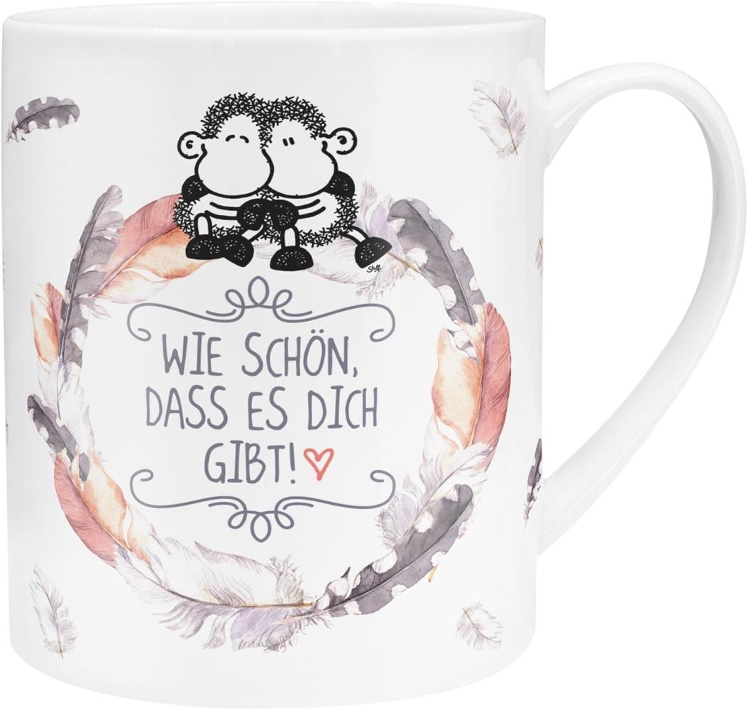 Sheepworld - XL Geschenk- Kaffee- Tasse "Schön dass es dich gibt" 0,6l Box 45397 Bild 1