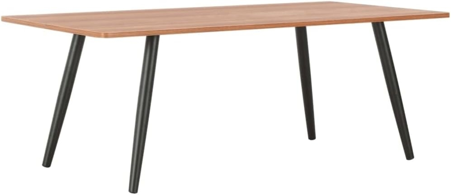 vidaXL Couchtisch Schwarz und Braun 120×60×46 cm Bild 1