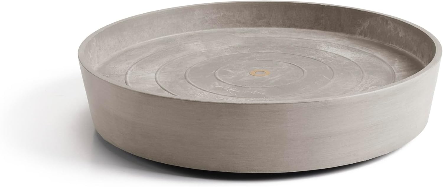 ECOPOTS Blumentopfuntersetzer SAUCER WHEELS Taupe, BxTxH: 41,5x41,5x9 cm Bild 1