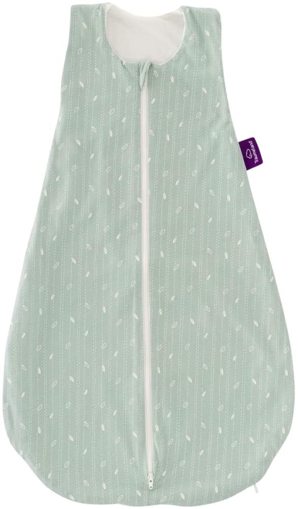 Träumeland GOTS Schlafsack LIEBMICH Blätter mint Größe 90 Bild 1