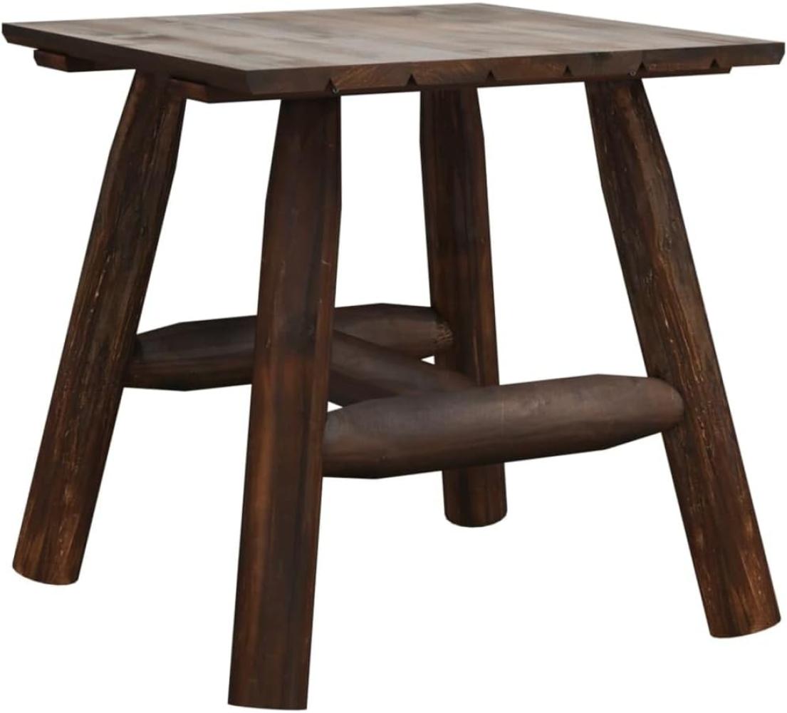 vidaXL Beistelltisch 49x49x50 cm Massivholz Fichte 363352 Bild 1