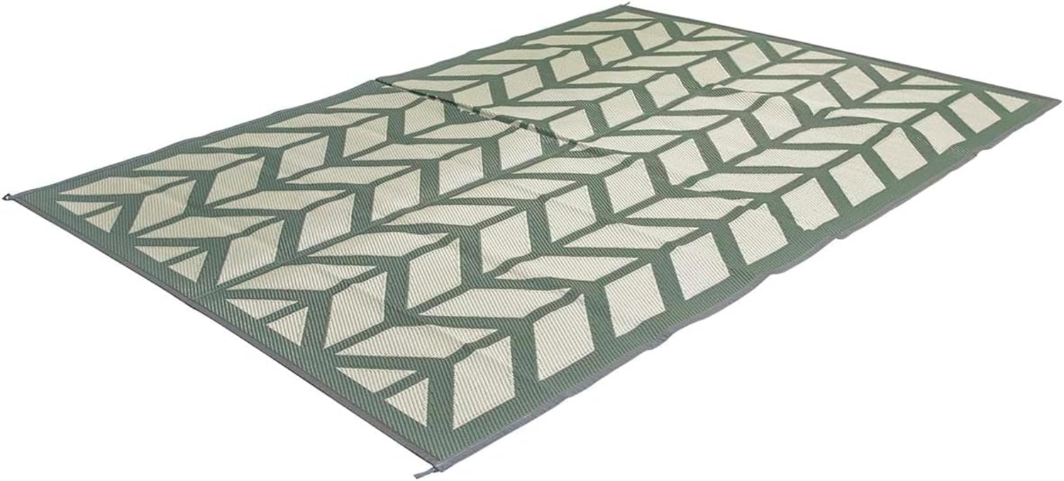 Bo-Camp Außenteppich Chill mat Flaxton 2,7x3,5 m Grün Bild 1