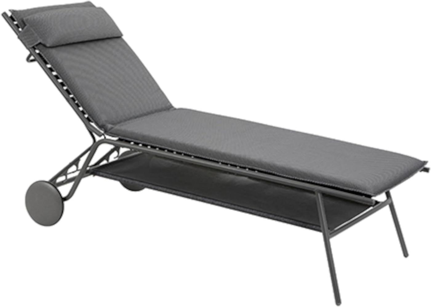 Lafuma Miami II Haut BeComfort® Duo Sonnenliege Dark Grey LFM5174.8902 Bild 1