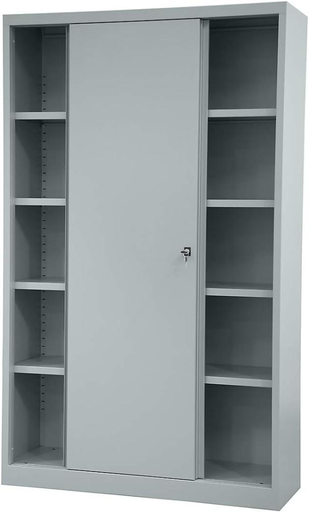 Bisley ECO Schiebetürenschrank ECO 355 silber - 78,80 kg Bild 1