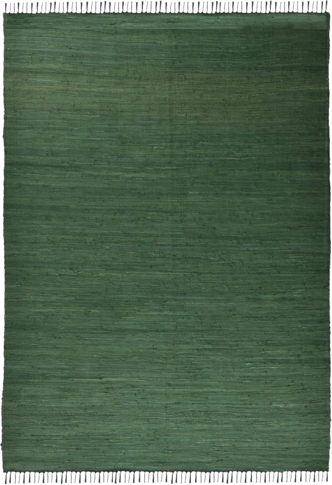 THEKO Teppich Happy Cotton Fleckerl, handgewebt, rechteckig, Höhe: 5 mm, Flachgewebe, reine Baumwolle, meliert, mit Fransen, auch als Läufer Bild 1