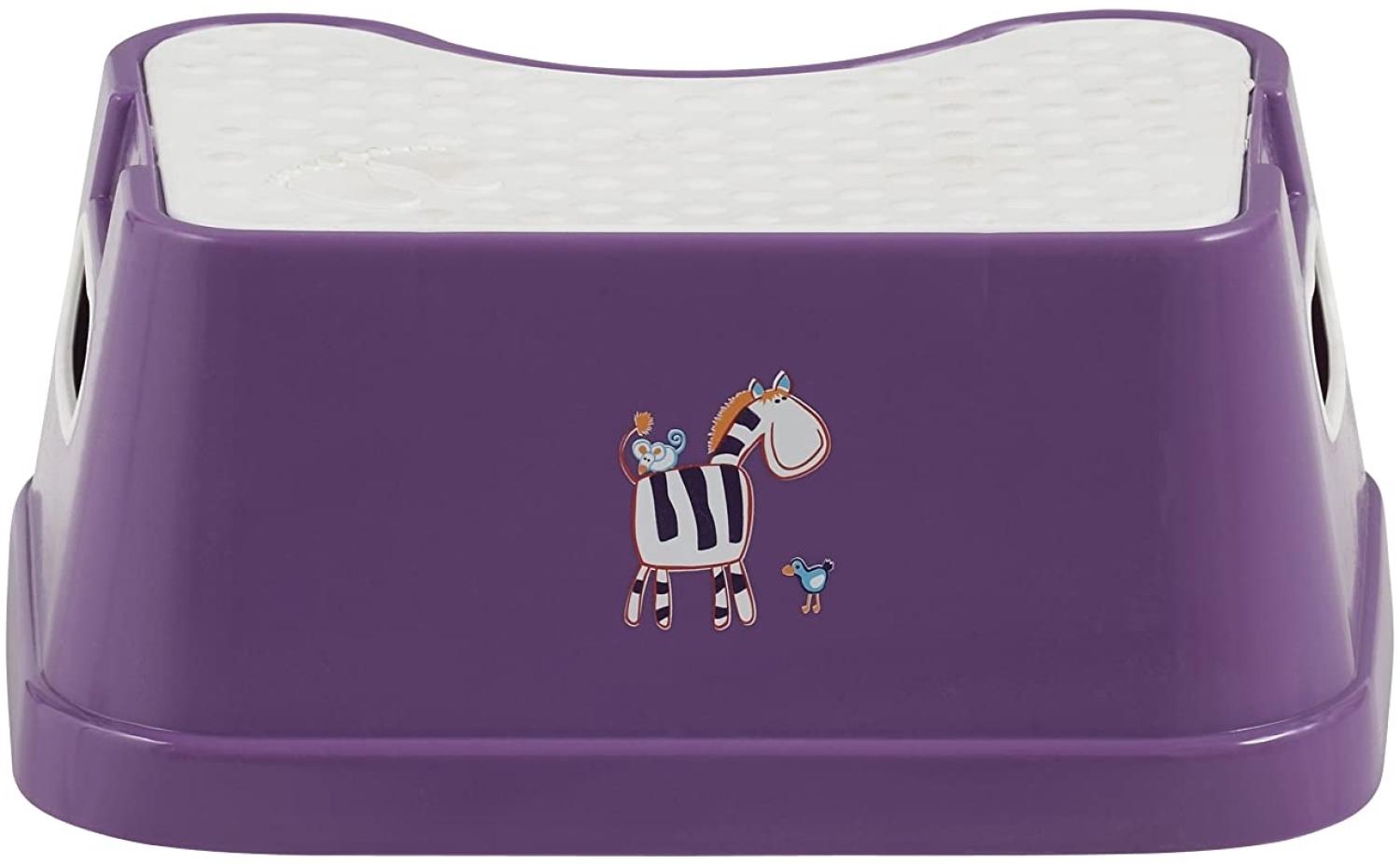 Bebe Jou Trittschemel Ziggy Zebra violetA Bild 1