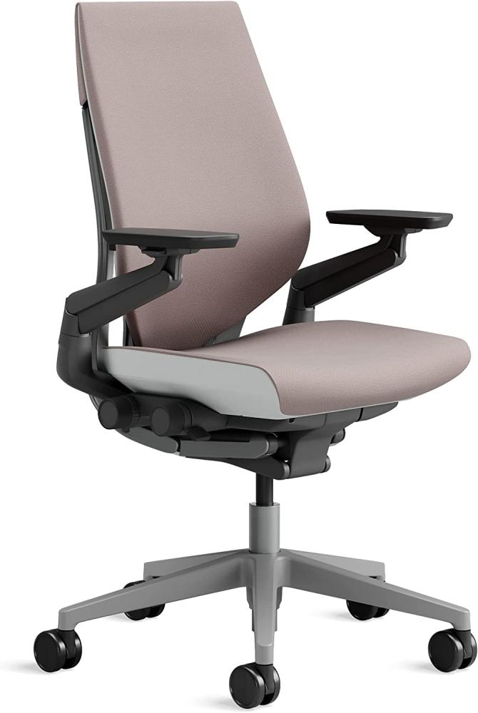 Steelcase Gesture Bürostuhl mit Bezug in Linse, 66 x 62. 5 x 104cm Bild 1