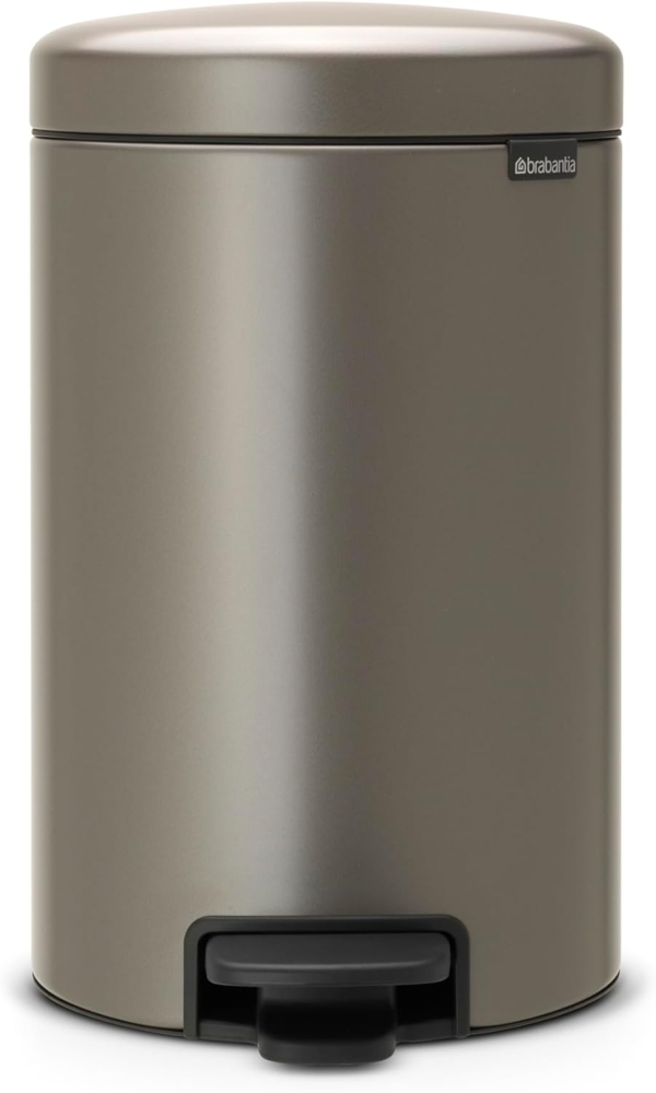 Brabantia 'NewIcon' Treteimer, Platinum, 12 Liter Bild 1