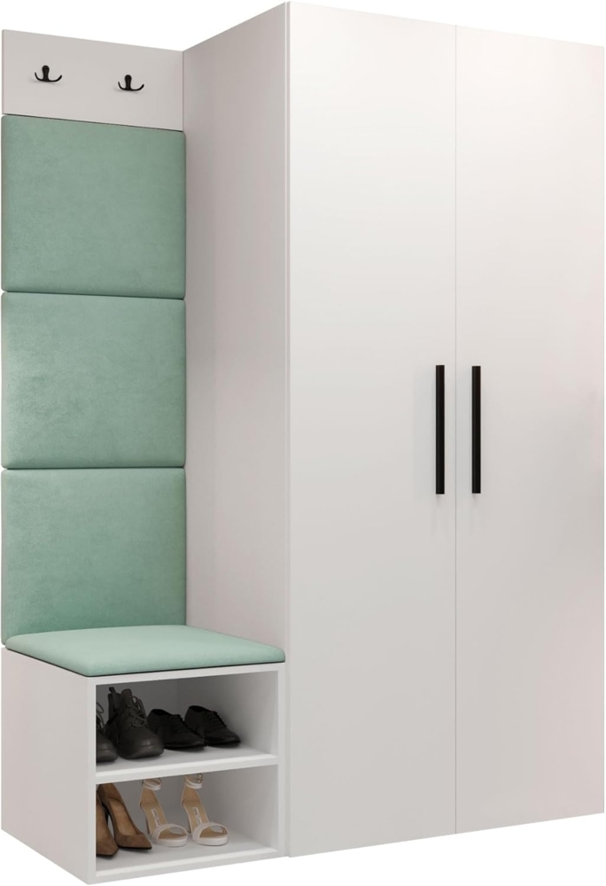 Garderoben-Set Mapreni IV (Farbe: Weiß, Manila 11) Bild 1