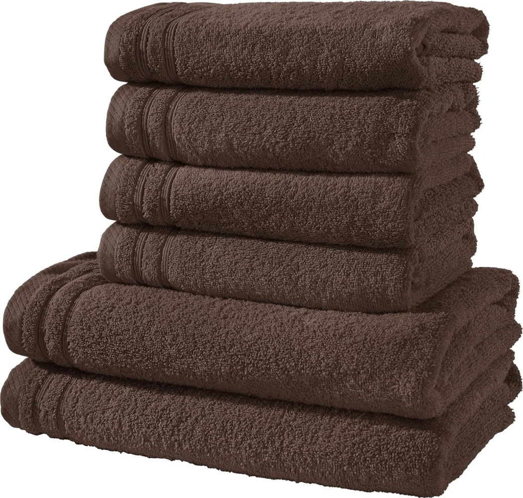 Erwin Müller Handtücher Frottier-Set "Heidelberg" 6-teilig, Frottier, Walk-Frottier Uni Bild 1