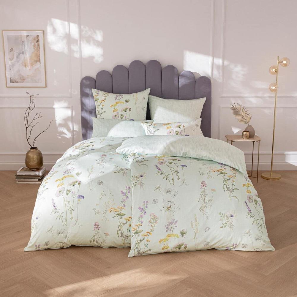 Estella Satin De Luxe Bettwäsche Luxury Primavera Mint Bild 1