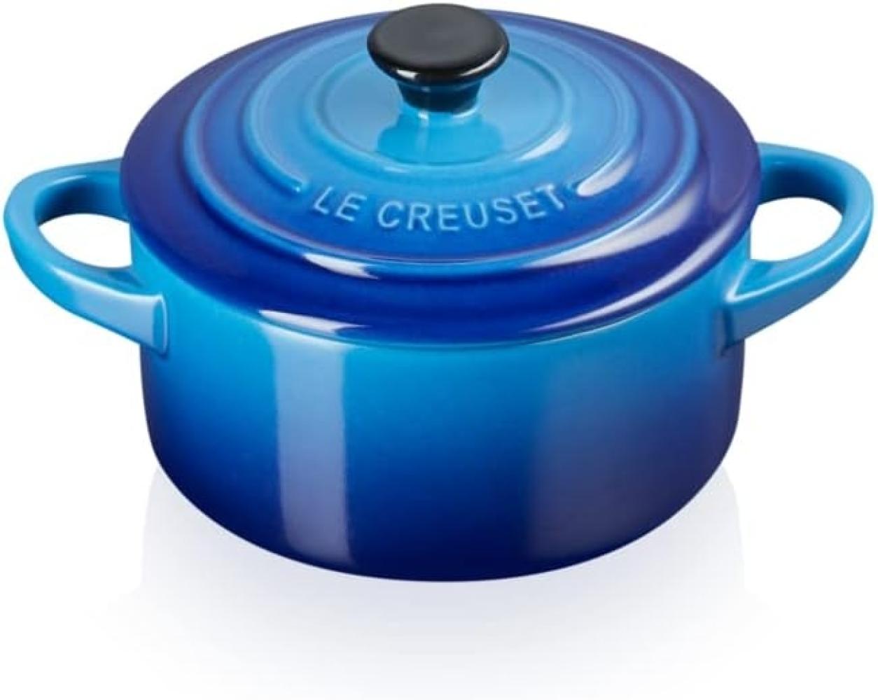 Le Creuset Servierpfanne / Mini-Bratpfanne Signature Azure, Ø 10 cm, 250 ml Bild 1