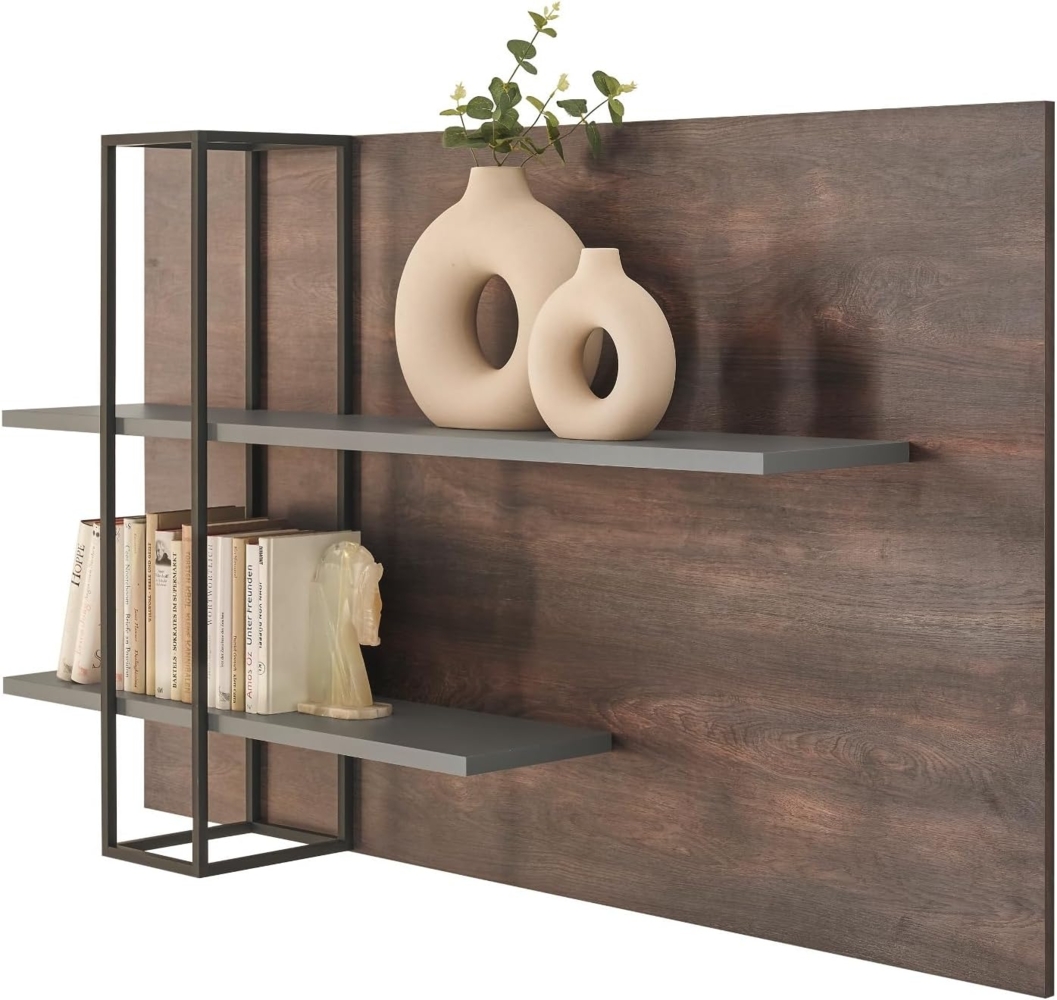 Wandpaneel Piano in Eiche und grau 152 x 90 cm Bild 1