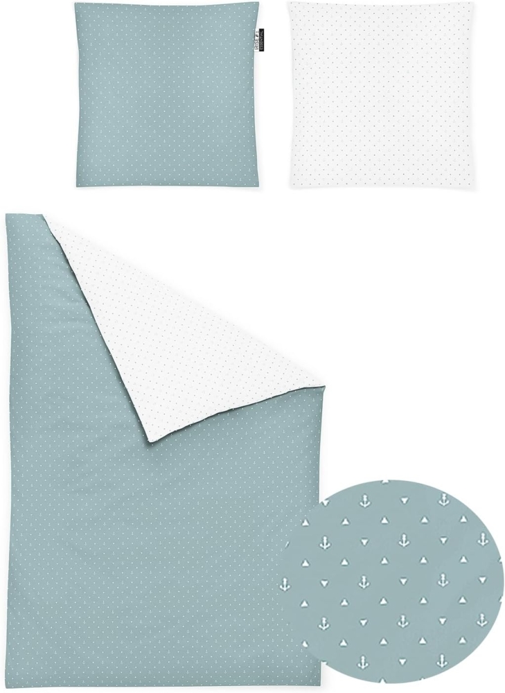 Irisette Mako-Satin Kissenbezug 1 teilig Kissenhüle 40x80 cm Kopfkissenbezug Jessicaki 8256-20 jade 2 Bild 1