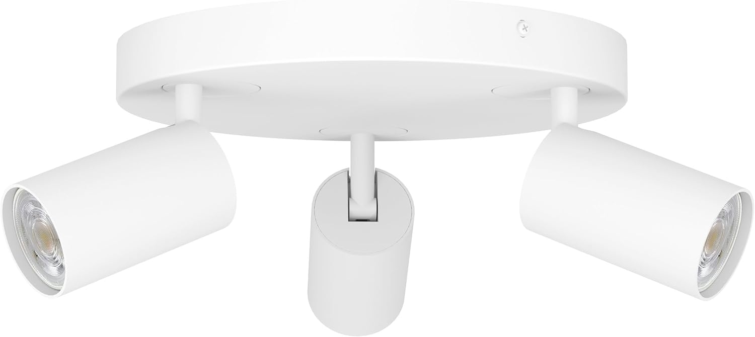 Eglo 900338 Spotleuchte TELIMBELA-Z GU10 3X4,9W H:9. 7cm Ø25cm weiß dimmbar mit Connect-Z Funktion Bild 1