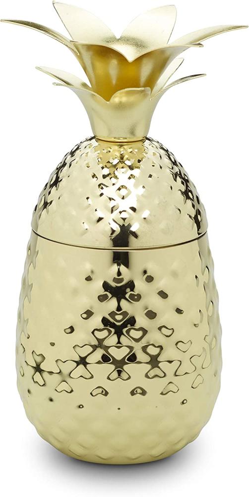 ECHTWERK Glas EW-CT-1701 Ananas Cocktail Ananasbecher, Edelstahl Bild 1