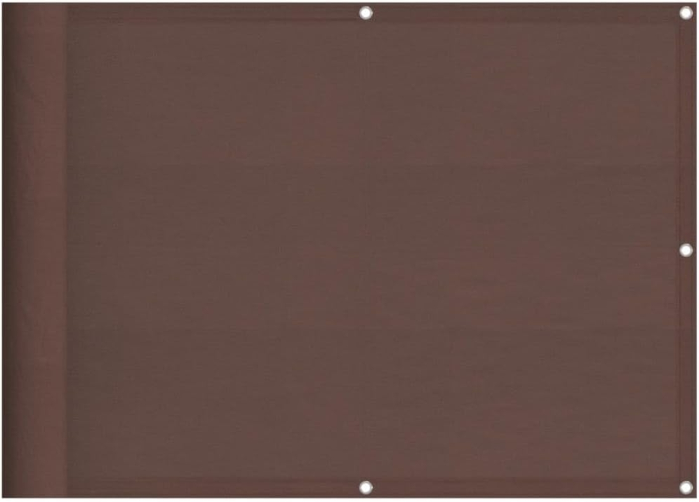 vidaXL Balkon-Sichtschutz Braun 75x1000 cm 100 % Polyester-Oxford 4000384 Bild 1