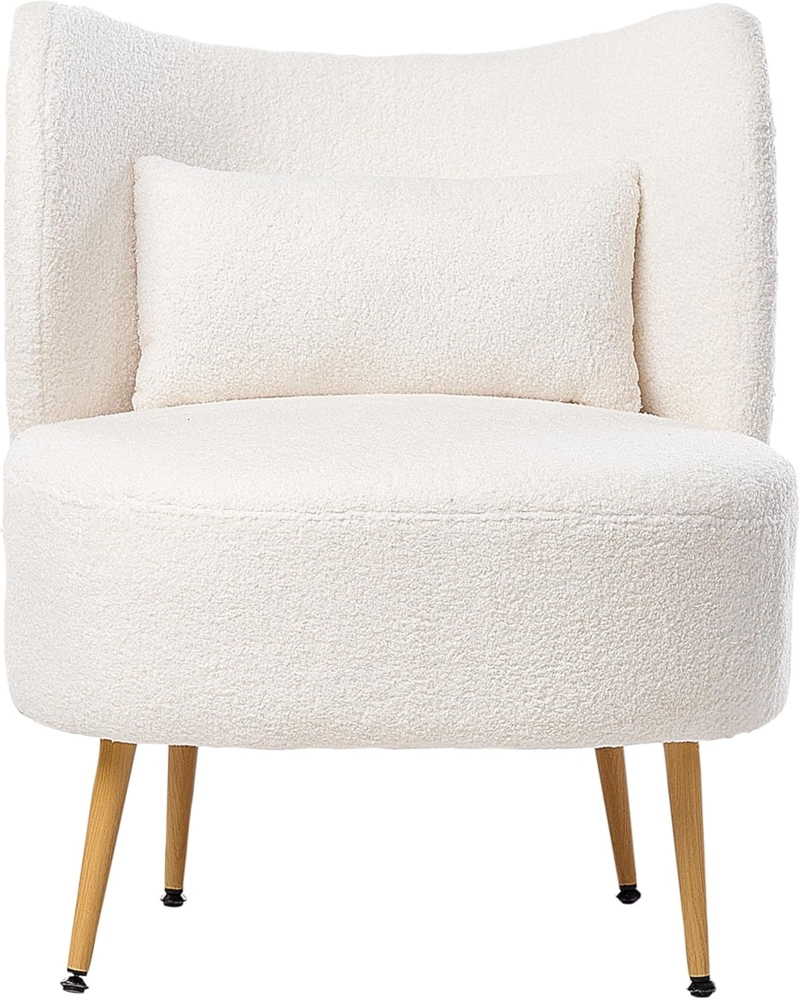 Sessel OTSBY II mit Kissen Bouclé Creme Bild 1