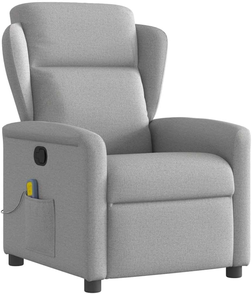 Massagesessel Wolkengrau Stoff 4015595 Bild 1