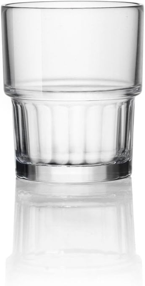 Bormioli Rocco Lyon Wasserglas 210 ml, stapelbar, gehärtetes Glas, 6 Stück Bild 1