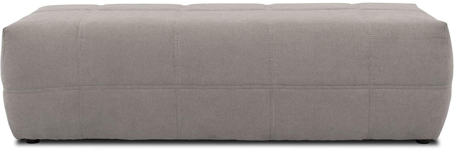 DOMO Collection Brandon Hocker, Sitzhocker, Fußhocker, grau, 150 x 60 x 40 cm Bild 1