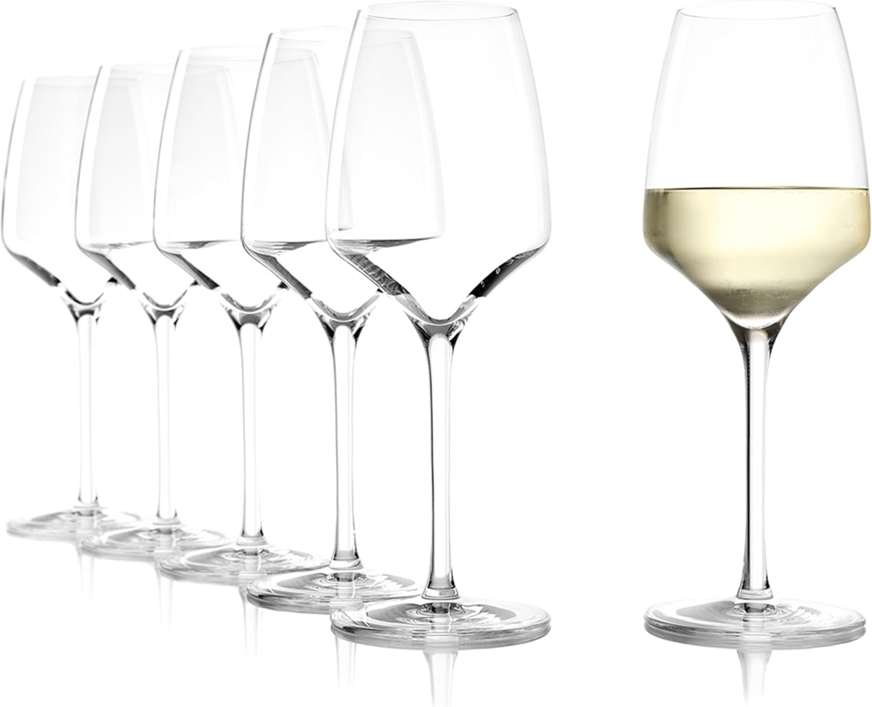 Stölzle Weißweinglas EXPERIENCE, Kristallglas, 350 ml, 6-teilig Bild 1