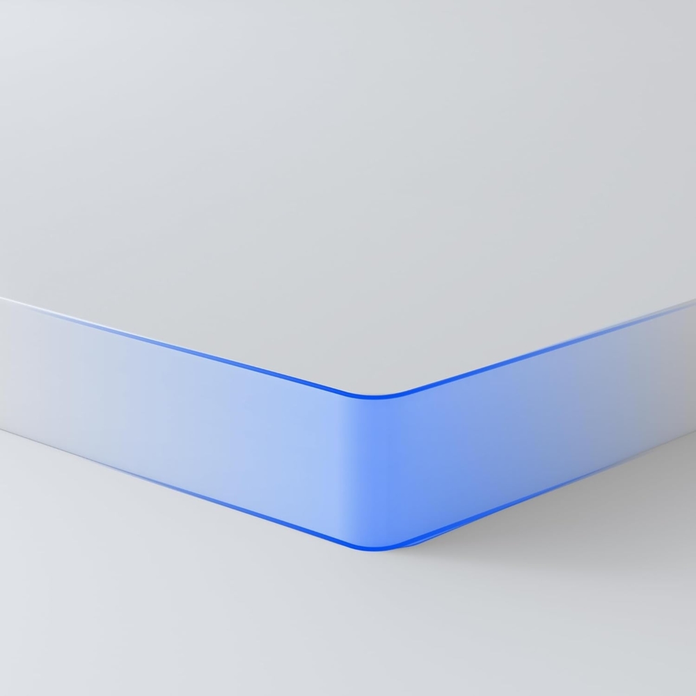 FLEXISPOT stabile Tischplatte 2,5 cm stark - DIY Schreibtischplatte Bürotischplatte Spanholzplatte (100x60 cm, Weiß) Bild 1