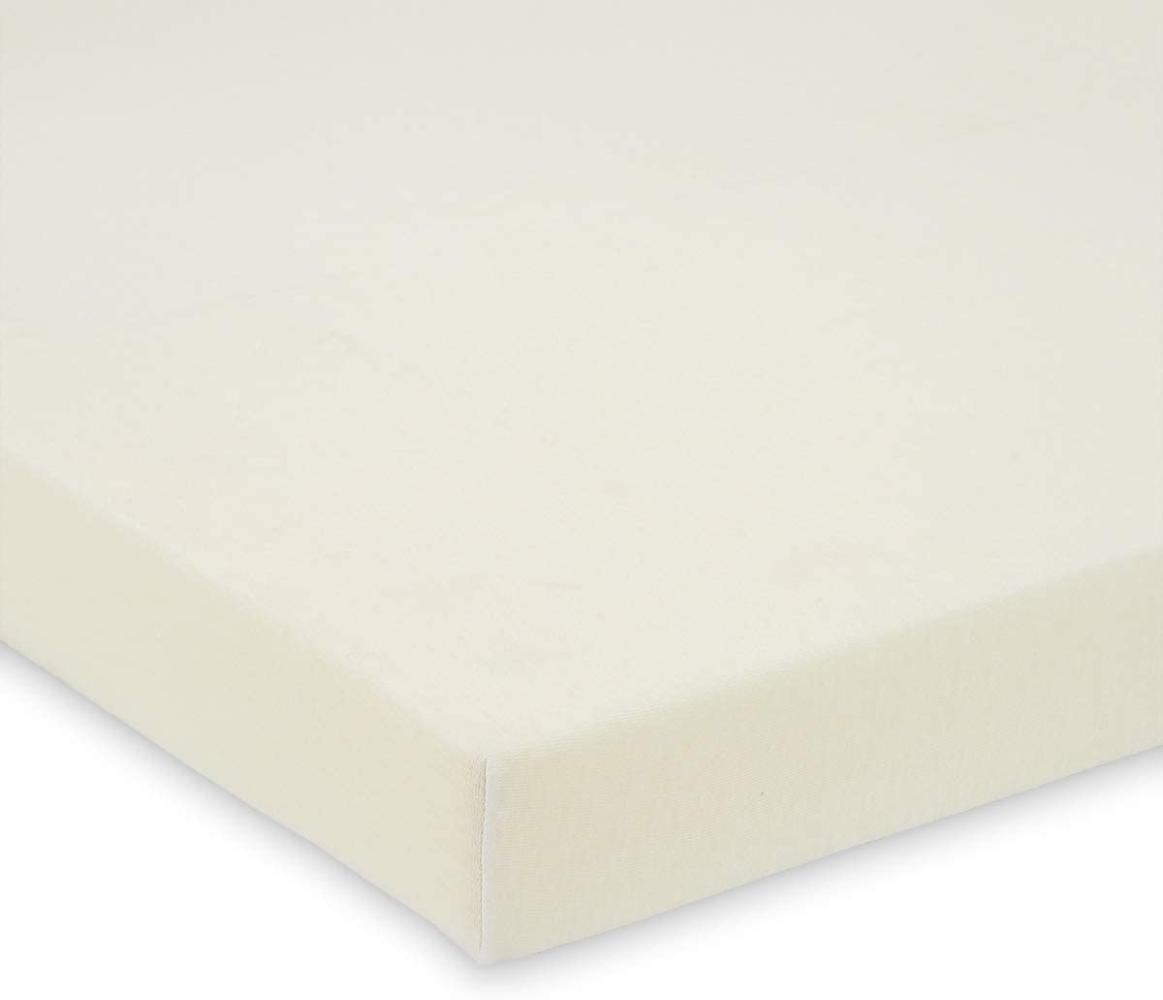 FabiMax BIO Jersey Spannbettlaken für Laufgitter 75x100 cm, creme Bild 1